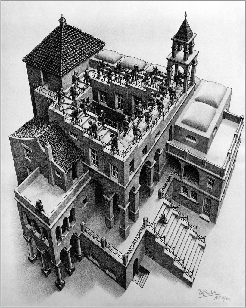 上升与下降 M. C. Escher